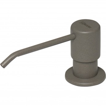 Дозатор LEMARK EXPERT LM8201PGS для жидких моющих средств врезной, серый шёлк